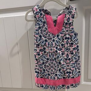 Vineyard Vines Pink and Blue Kids Dress